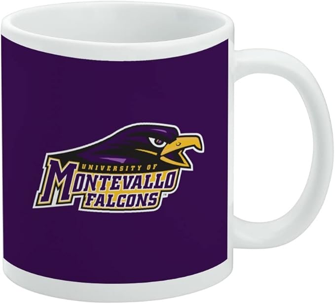 University of Montevallo Primary Logo Ceramic Coffee Mug, Novelty Gift Mugs for Coffee, Tea and Hot Drinks, 11oz, White