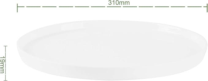Bone China Cone Shape, Elegance White 20pc Dinnerware Set