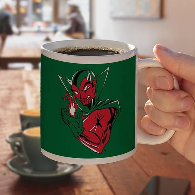Mississippi Valley State University Primary Logo Ceramic Coffee Mug, Novelty Gift Mugs for Coffee, Tea and Hot Drinks, 11oz, White
