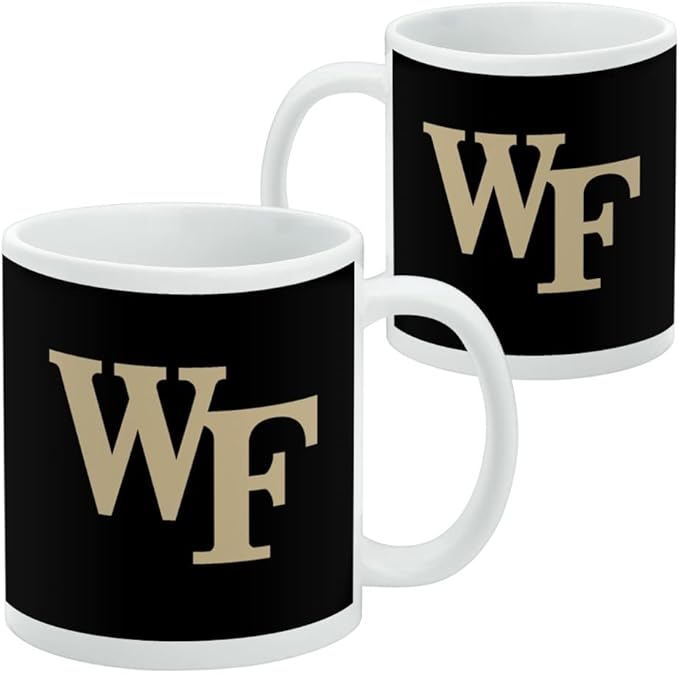 Wake Forest University Primary Logo Ceramic Coffee Mug, Novelty Gift Mugs for Coffee, Tea and Hot Drinks, 11oz, White