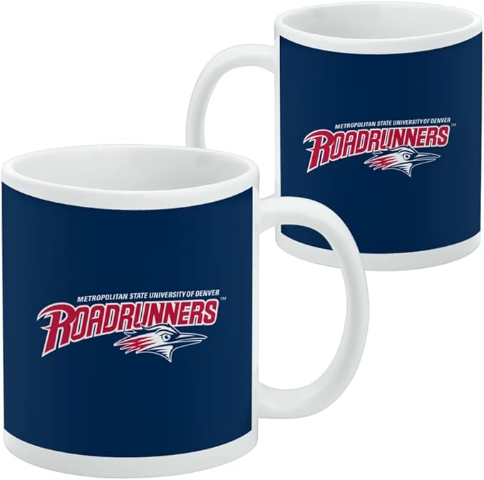 Metro State Primary Logo Ceramic Coffee Mug, Novelty Gift Mugs for Coffee, Tea and Hot Drinks, 11oz, White