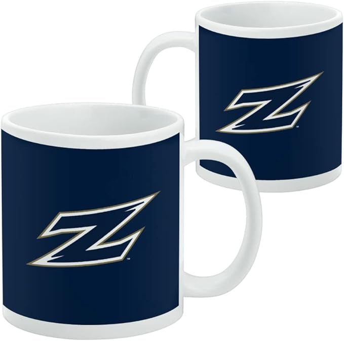 University of Akron Primary Ceramic Coffee Mug, Novelty Gift Mugs for Coffee, Tea and Hot Drinks, 11oz, White