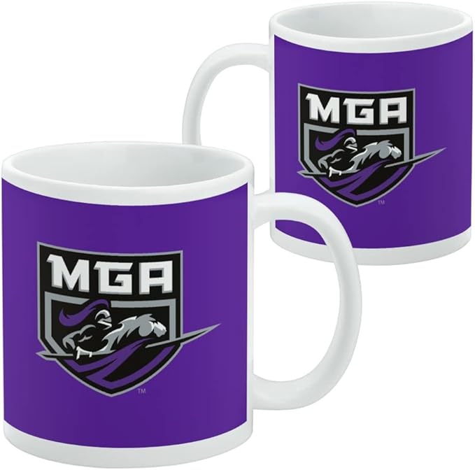 Middle Georgia State University Primary Logo Ceramic Coffee Mug, Novelty Gift Mugs for Coffee, Tea and Hot Drinks, 11oz, White