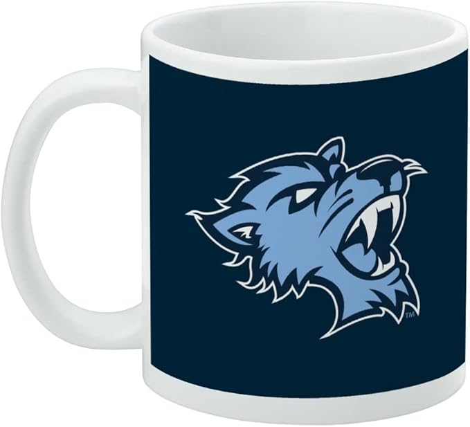 Baruch College Primary Logo Ceramic Coffee Mug, Novelty Gift Mugs for Coffee, Tea and Hot Drinks, 11oz, White