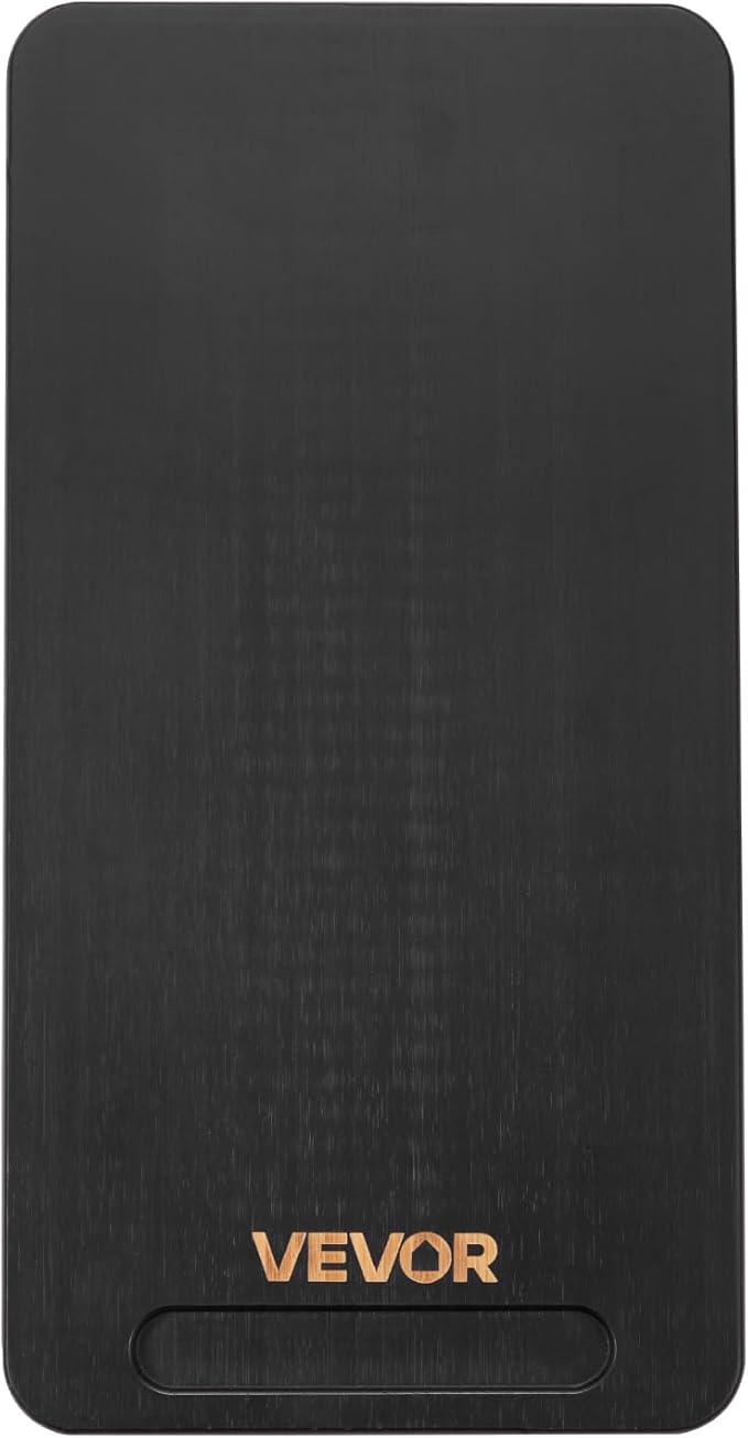 VEVOR Appliance Slider, Small 14.5 x 7.5-inch, Rolling Sliding Tray with Silent Rubber Wheels & Hollow Handle, Easy to Clean, Appliance Rolling Tray for Coffee Maker, Kitchen Countertop, Black