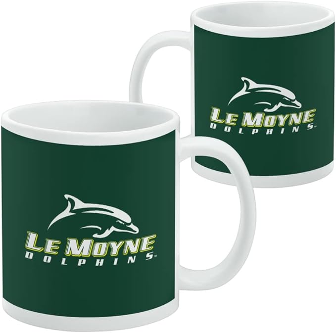 Le Moyne College Primary Logo Ceramic Coffee Mug, Novelty Gift Mugs for Coffee, Tea and Hot Drinks, 11oz, White