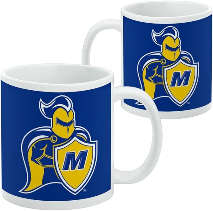 Madonna University Primary Logo Ceramic Coffee Mug, Novelty Gift Mugs for Coffee, Tea and Hot Drinks, 11oz, White