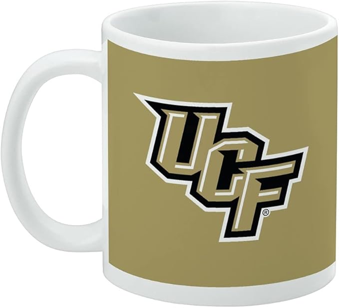Central Florida Primary Logo Ceramic Coffee Mug, Novelty Gift Mugs for Coffee, Tea and Hot Drinks, 11oz, White