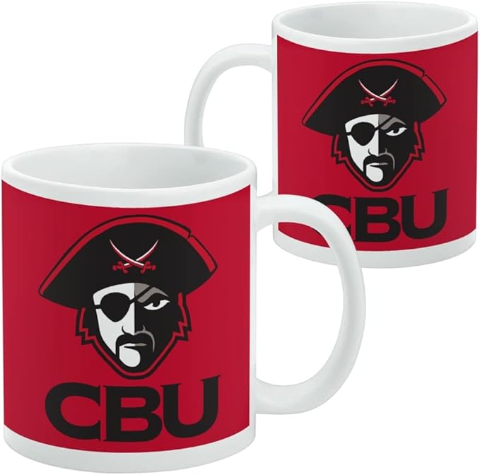 Christian Brothers University Primary Logo Ceramic Coffee Mug, Novelty Gift Mugs for Coffee, Tea and Hot Drinks, 11oz, White