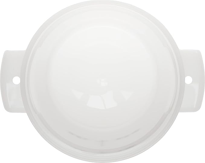 Carlisle FoodService Products Storplus Round Food Storage Container with Stackable Design for Catering, Buffets, Restaurants, Polyethylene (Pe), 1 Quart, White