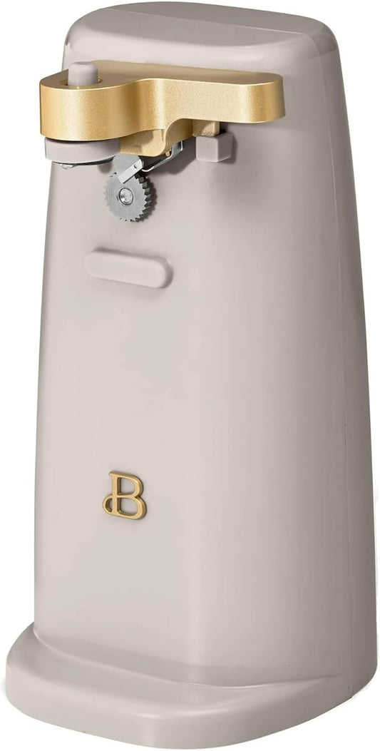 Beautiful Automatic Can Opener Kit, Hands-Free Electric Opener with Safety Auto-Stop & Magnetic Lid Catcher, Special Edition(Porcini)