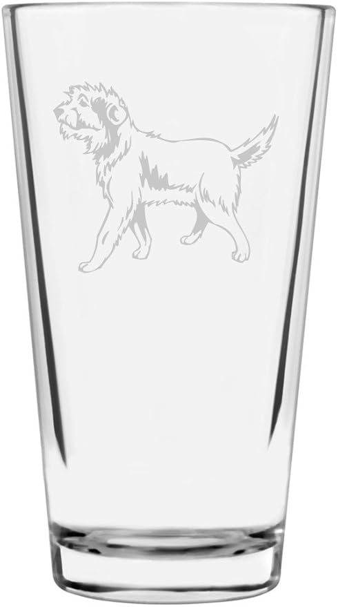 Armant Egyptian Sheepdog Custom Personalized Dog Themed Etched All Purpose 16oz Pint Glass