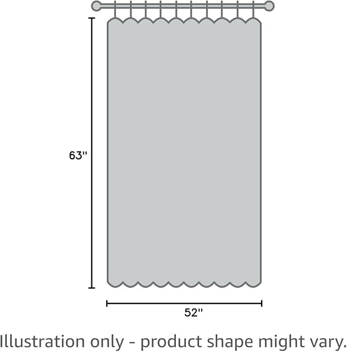H.VERSAILTEX 100% Blackout Curtain for Bedroom 63 Inches Long Grommet Linen Face Full Light Blocking Curtain Drape for Living Room Thermal Insulated Linen Look Curtain 1 Panel, 52" W x 63" L, Sage