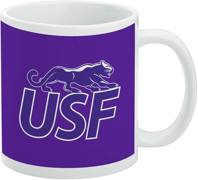 University of Sioux Falls Primary Logo Ceramic Coffee Mug, Novelty Gift Mugs for Coffee, Tea and Hot Drinks, 11oz, White