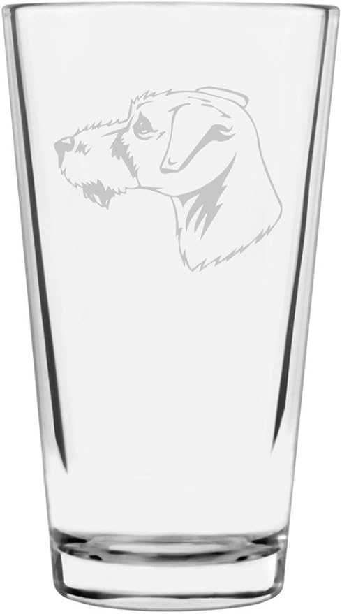 Parson Russell Terrier Custom Personalized Dog Themed Etched All Purpose 16oz Pint Glass