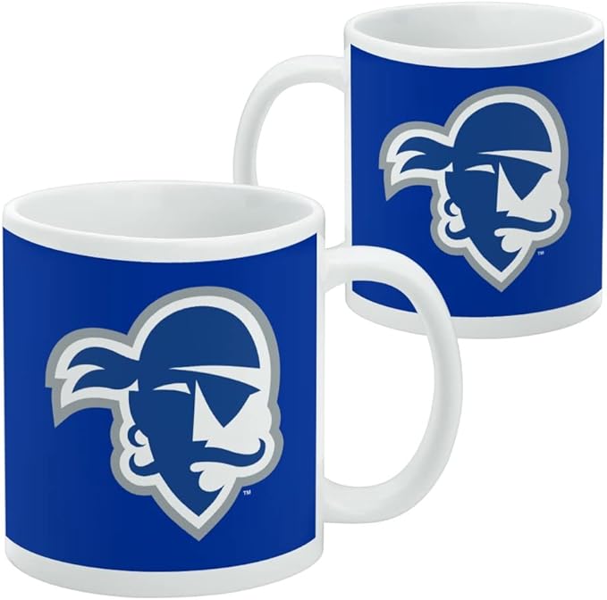 Seton Hall Primary Logo Ceramic Coffee Mug, Novelty Gift Mugs for Coffee, Tea and Hot Drinks, 11oz, White