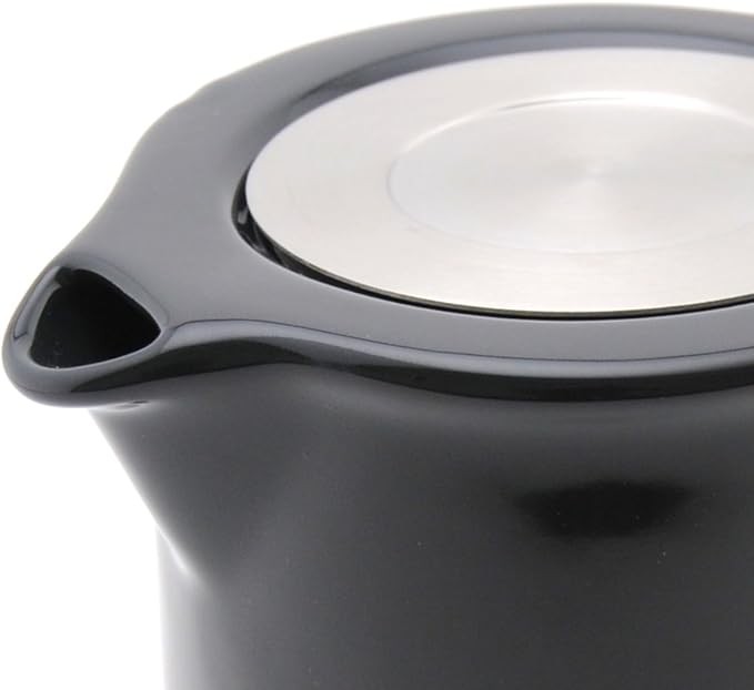 FORLIFE Tea for One with Infuser 14 ounces, Black Graphite