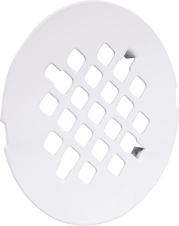 Artiwell 4-1/4” OD Snap-in Shower Drain Cover, Round Shower Drain Strainer Grid, Replacement Cover, Designed for Long-Lasting