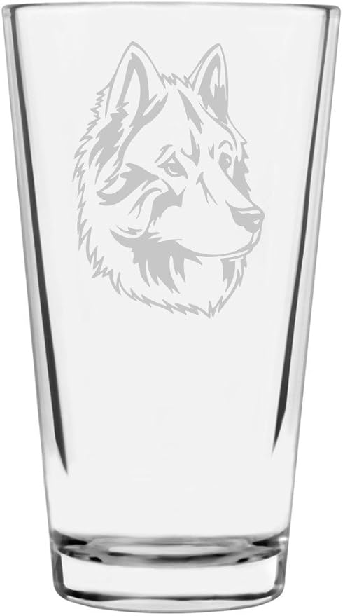 Bohemian Shepherd Chodenhund Custom Personalized Dog Themed Etched All Purpose 16oz Pint Glass