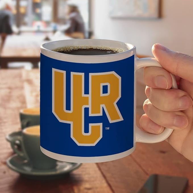 University of California, Riverside Primary Logo Ceramic Coffee Mug, Novelty Gift Mugs for Coffee, Tea and Hot Drinks, 11oz, White