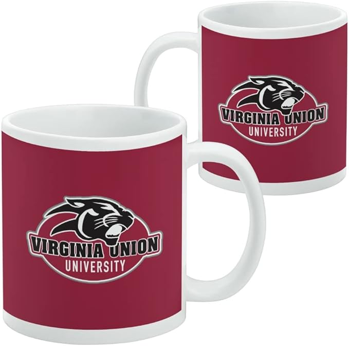 Virginia Union University Primary Logo Ceramic Coffee Mug, Novelty Gift Mugs for Coffee, Tea and Hot Drinks, 11oz, White