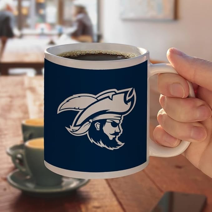 Charleston Southern University Primary Logo Ceramic Coffee Mug, Novelty Gift Mugs for Coffee, Tea and Hot Drinks, 11oz, White