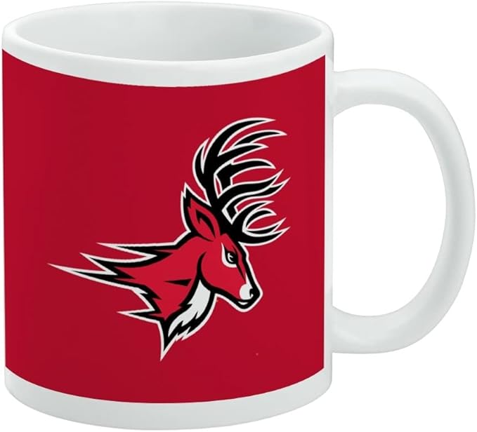 Fairfield University Primary Logo Ceramic Coffee Mug, Novelty Gift Mugs for Coffee, Tea and Hot Drinks, 11oz, White