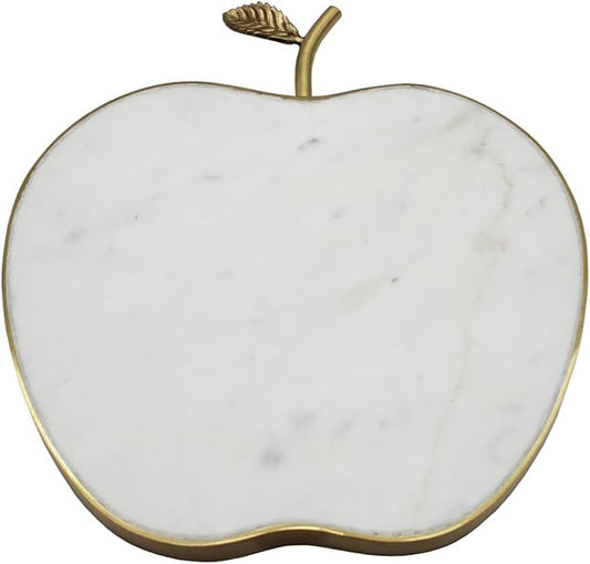 Godinger Cheese Board, Marble Cheese Boards - Charcuterie Serving Platter | Cutting Board for Kitchen and Home | Perfect Housewarming Gift | White Marble