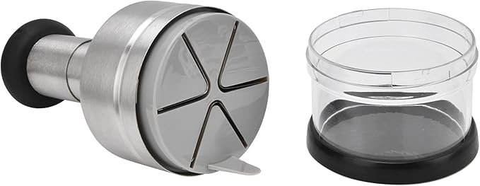 Onion Chopper, Hand Press Vegetable Chopper, Manual Food Mincer Slicer, Handy Kitchen Gadget for Chopping Veggies, Garlics, Onions, Nuts