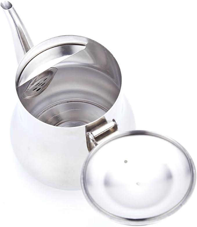 SANQIAHOME 570ml(20Oz) stainless steel small teapot