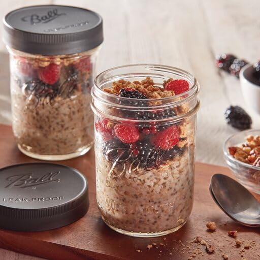 Ball Mason Jar Leak-Proof Lids, Wide Mouth, 6 CT (Pack of 24)