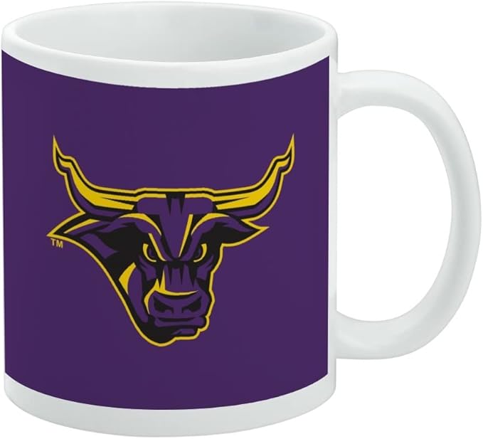 Mankato Primary Logo Ceramic Coffee Mug, Novelty Gift Mugs for Coffee, Tea and Hot Drinks, 11oz, White