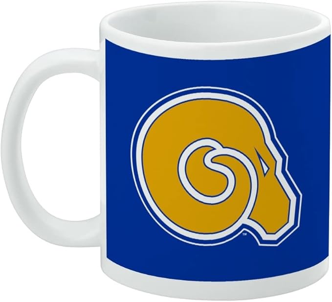 Albany State University Primary Logo Ceramic Coffee Mug, Novelty Gift Mugs for Coffee, Tea and Hot Drinks, 11oz, White
