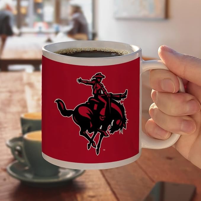 Northwestern Oklahoma State Primary Ceramic Coffee Mug, Novelty Gift Mugs for Coffee, Tea and Hot Drinks, 11oz, White