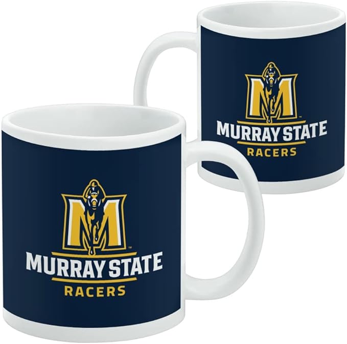 Murray State University Primary Logo Ceramic Coffee Mug, Novelty Gift Mugs for Coffee, Tea and Hot Drinks, 11oz, White