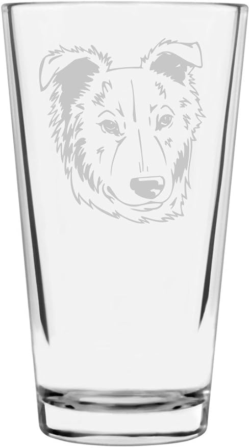 Basque Shepherd Custom Personalized Dog Themed Etched All Purpose 16oz Pint Glass
