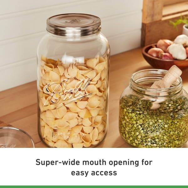 Ball Decorative Glass Mason Jar Variation (128 Ounce (Pack of 8))