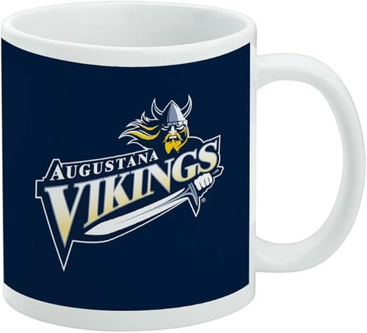 Augustana University Primary Logo Ceramic Coffee Mug, Novelty Gift Mugs for Coffee, Tea and Hot Drinks, 11oz, White