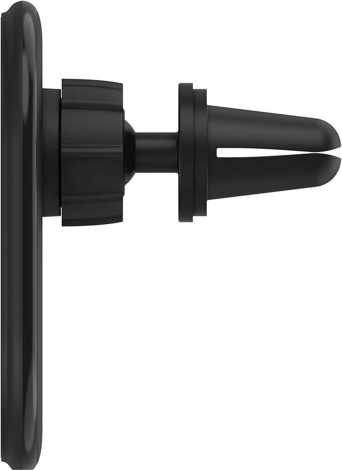 Belkin MagSafe-Compatible Magnetic Wireless Car Charger 10W - Wireless Charger, Magnetic Car Vent Phone Mount for iPhone 17, iPhone 16, 15, & 14 Series, Pixel 10 (Power Supply Included) - Black