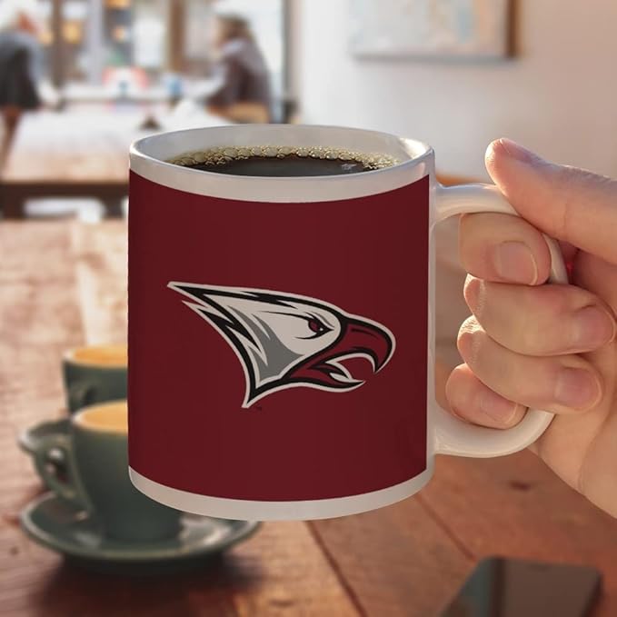 North Carolina Central Primary Logo Ceramic Coffee Mug, Novelty Gift Mugs for Coffee, Tea and Hot Drinks, 11oz, White