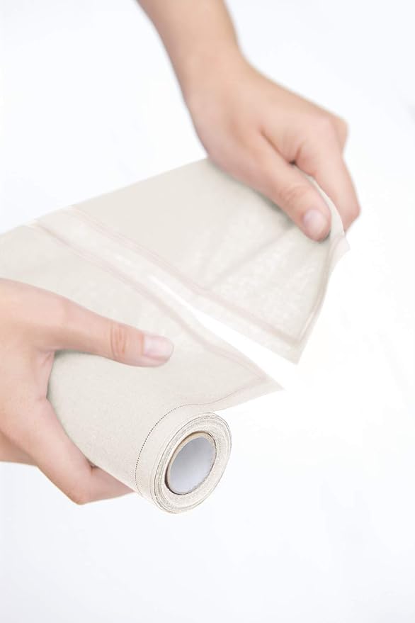 Linen Cocktail Napkin - 4.3 x 4.3 in - 50 units per roll - Cream
