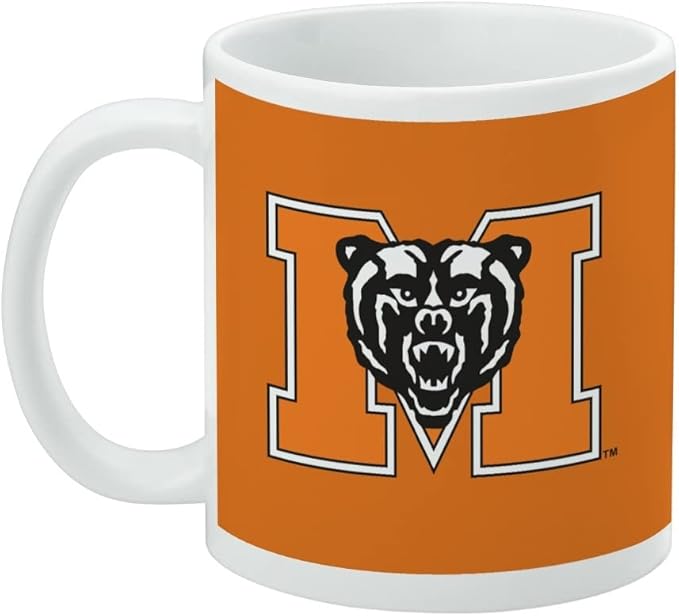 Mercer University Primary Logo Ceramic Coffee Mug, Novelty Gift Mugs for Coffee, Tea and Hot Drinks, 11oz, White