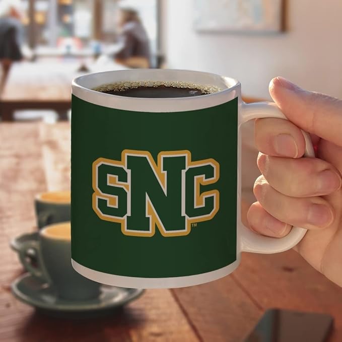 St. Norbert College Primary Logo Ceramic Coffee Mug, Novelty Gift Mugs for Coffee, Tea and Hot Drinks, 11oz, White