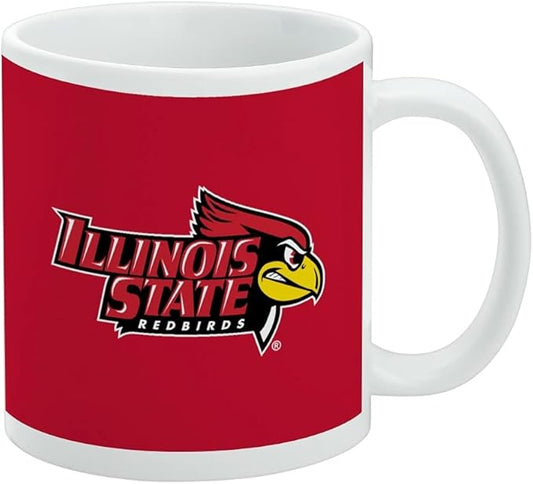 Illinois State Primary Logo Ceramic Coffee Mug, Novelty Gift Mugs for Coffee, Tea and Hot Drinks, 11oz, White
