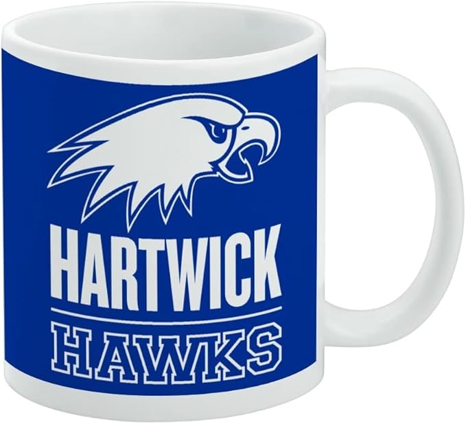 Hartwick College Primary Logo Ceramic Coffee Mug, Novelty Gift Mugs for Coffee, Tea and Hot Drinks, 11oz, White