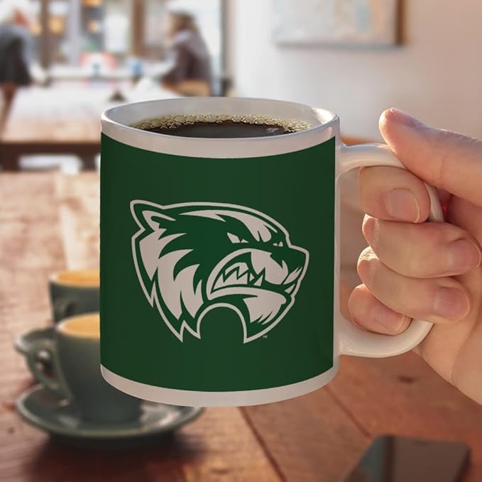 Utah Valley University Primary Logo Ceramic Coffee Mug, Novelty Gift Mugs for Coffee, Tea and Hot Drinks, 11oz, White