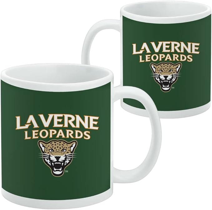 University of La Verne Primary Logo Ceramic Coffee Mug, Novelty Gift Mugs for Coffee, Tea and Hot Drinks, 11oz, White