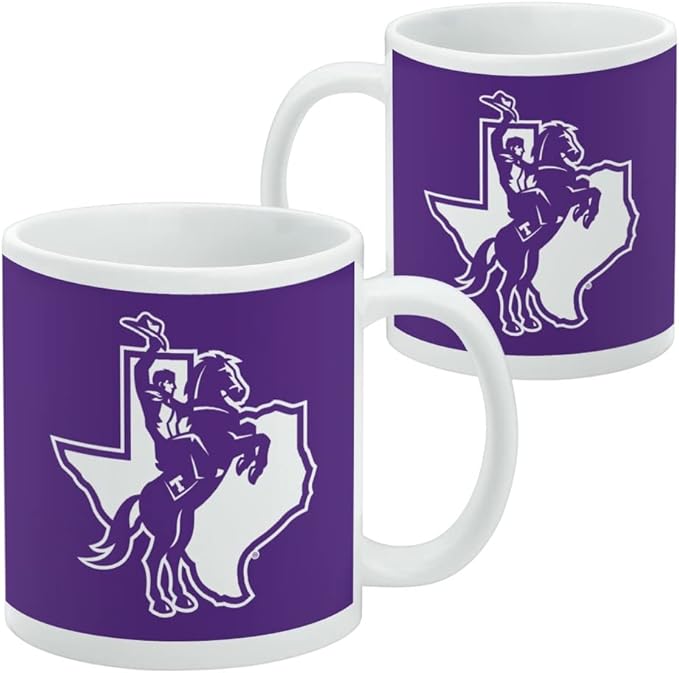 Tarleton State University Primary Logo Ceramic Coffee Mug, Novelty Gift Mugs for Coffee, Tea and Hot Drinks, 11oz, White