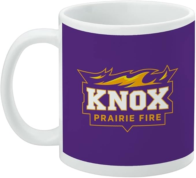 Knox College Primary Logo Ceramic Coffee Mug, Novelty Gift Mugs for Coffee, Tea and Hot Drinks, 11oz, White