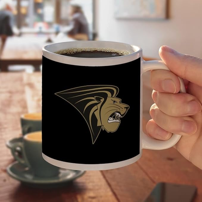 Lindenwood University Primary Logo Ceramic Coffee Mug, Novelty Gift Mugs for Coffee, Tea and Hot Drinks, 11oz, White